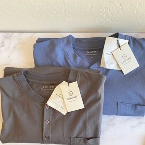 2/$15 Men’s Henley Shirts | Qualfort Men’s Henley | Men’s XXL Shirt